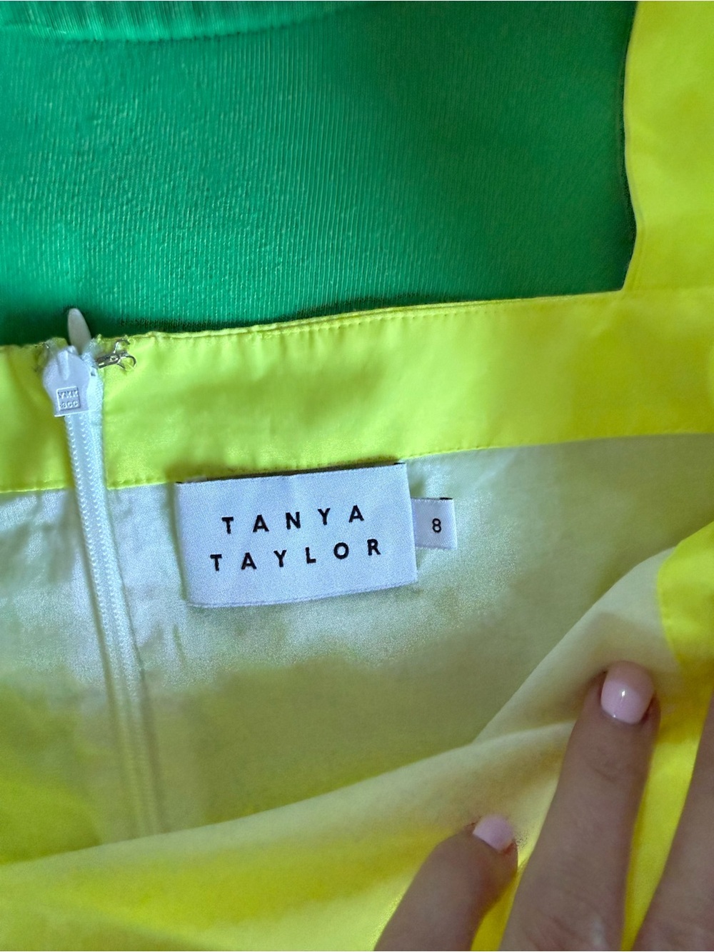 Tanya Taylor Delia Neon Eyelet Top - Picture 3 of 3